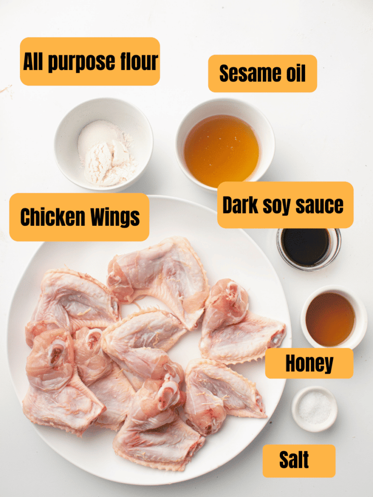 Air fryer chicken wings ingredients 