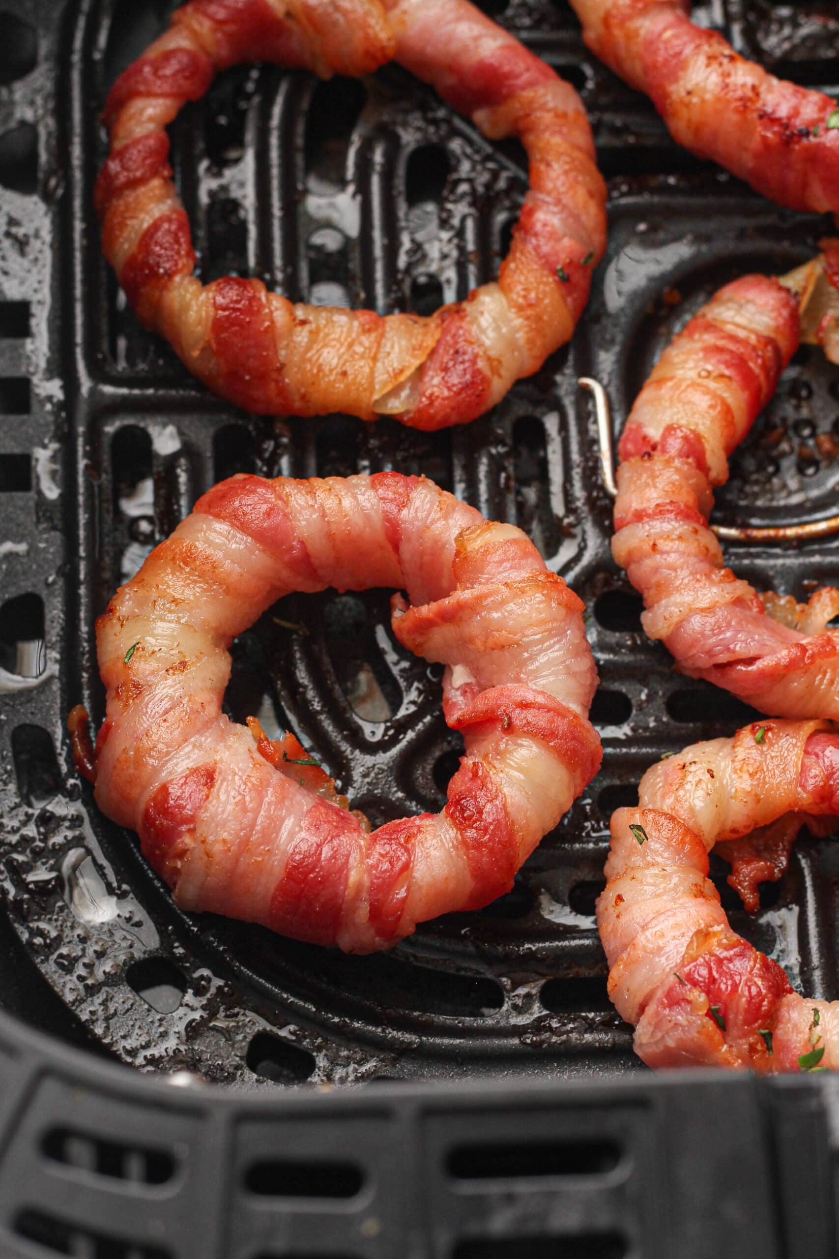 bacon onion rings in the air fryer