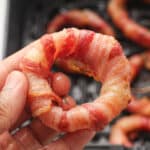 Air Fryer bacon onion rings