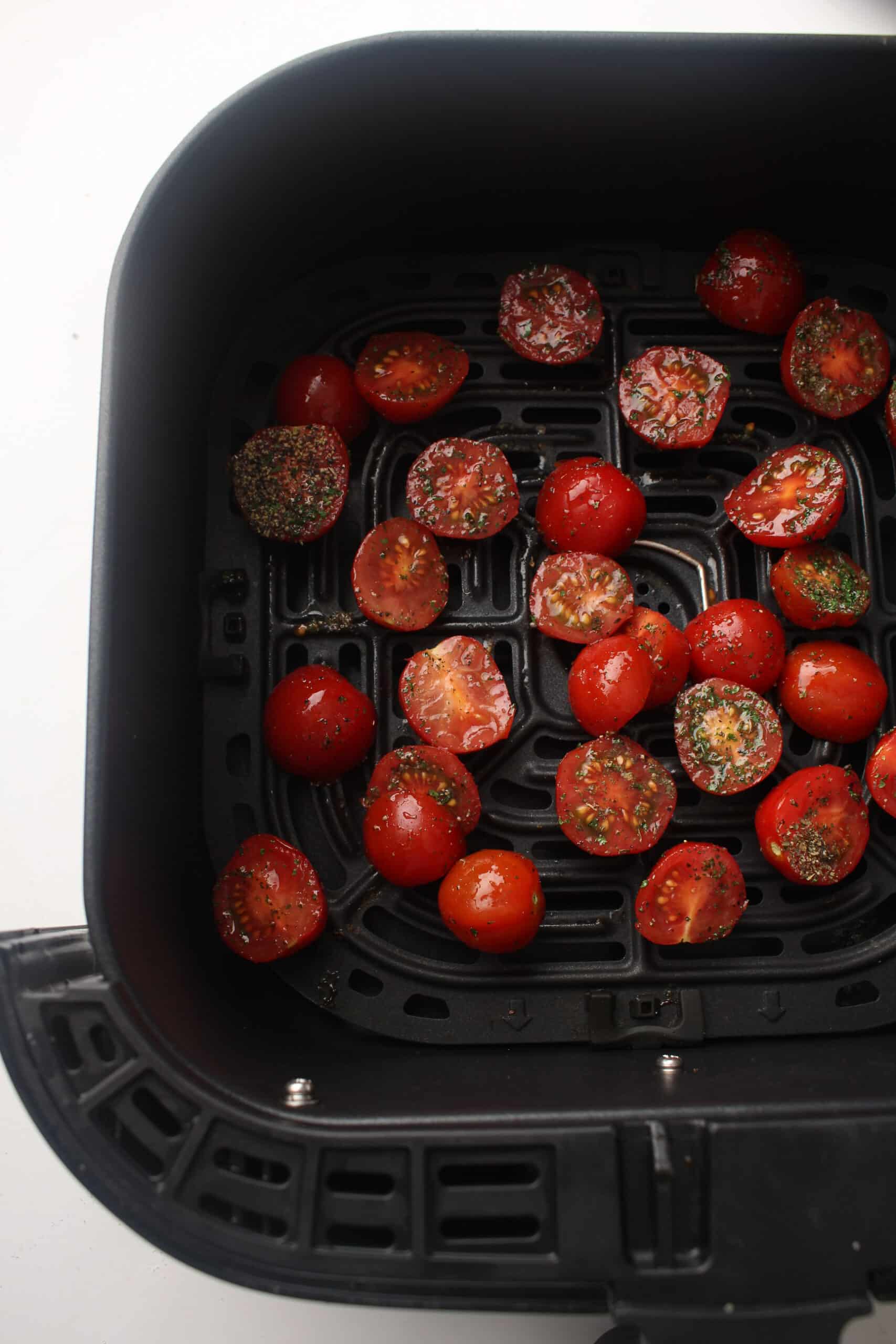 Air fryer cherry tomatoes