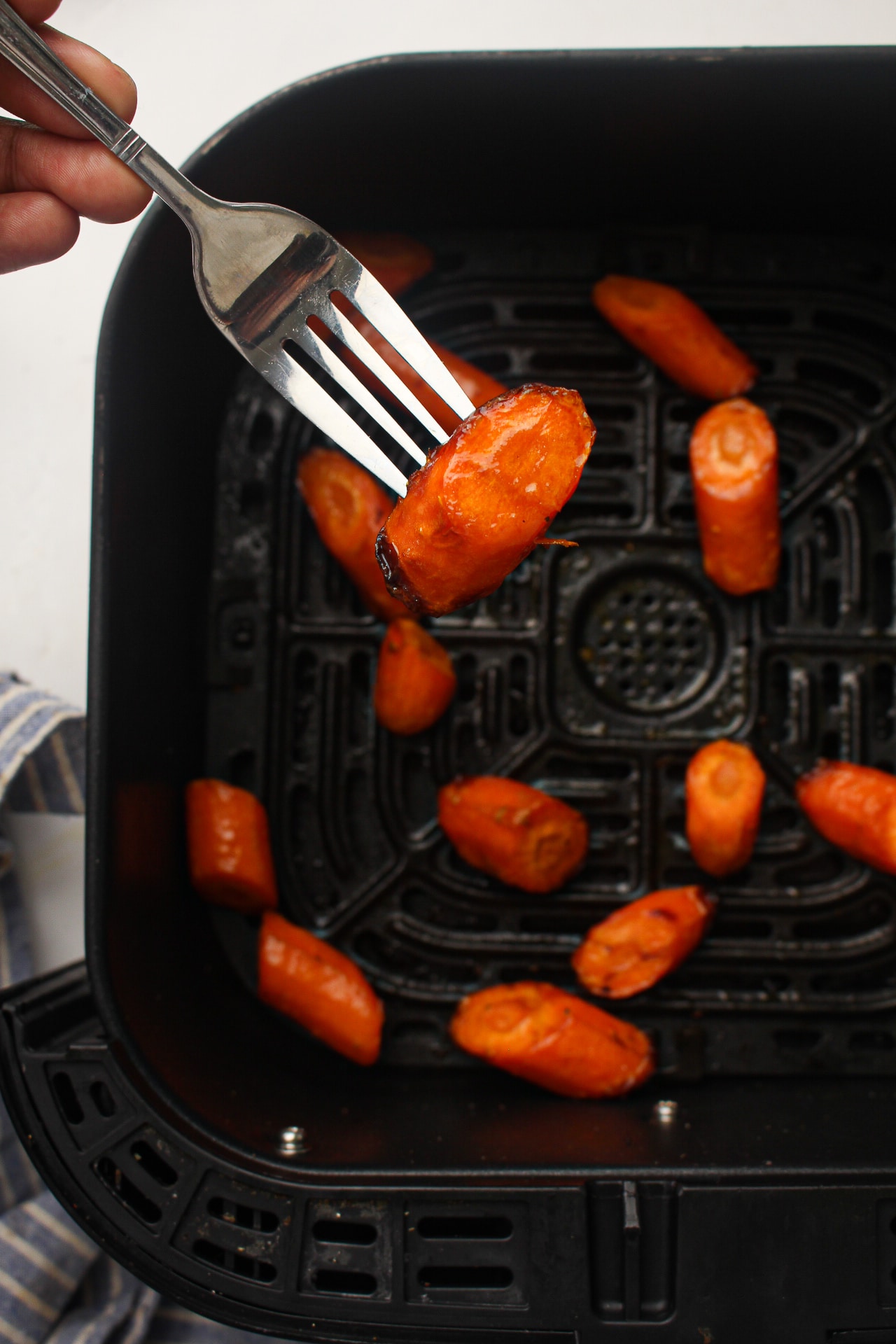 Brown sugar carrots air fryer