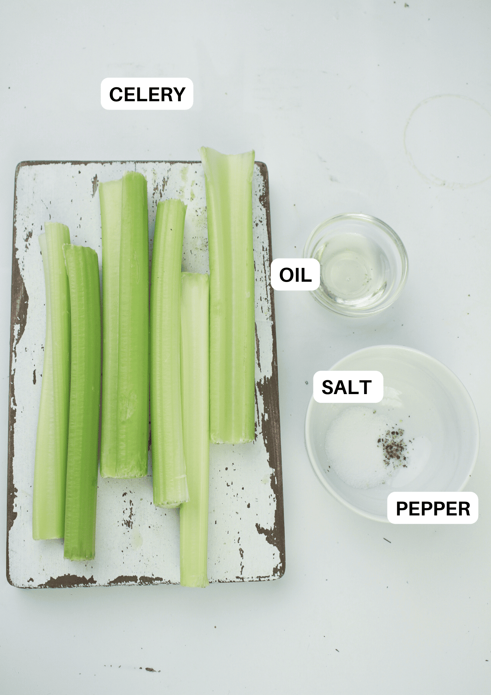 Air Fryer Celery ingredients 
