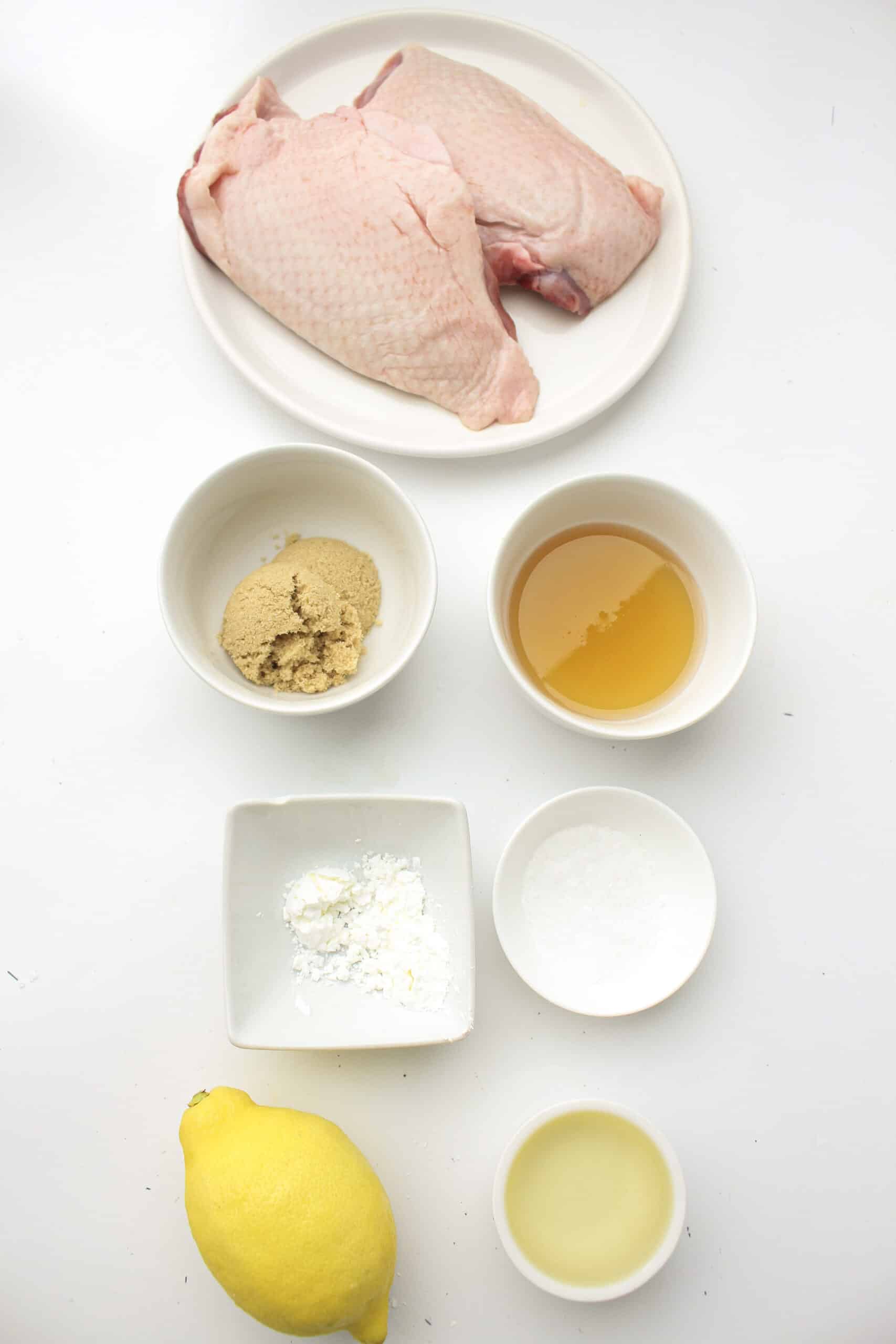 Duck and Lemon Sauce ingredients 