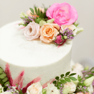Flower birthday cake