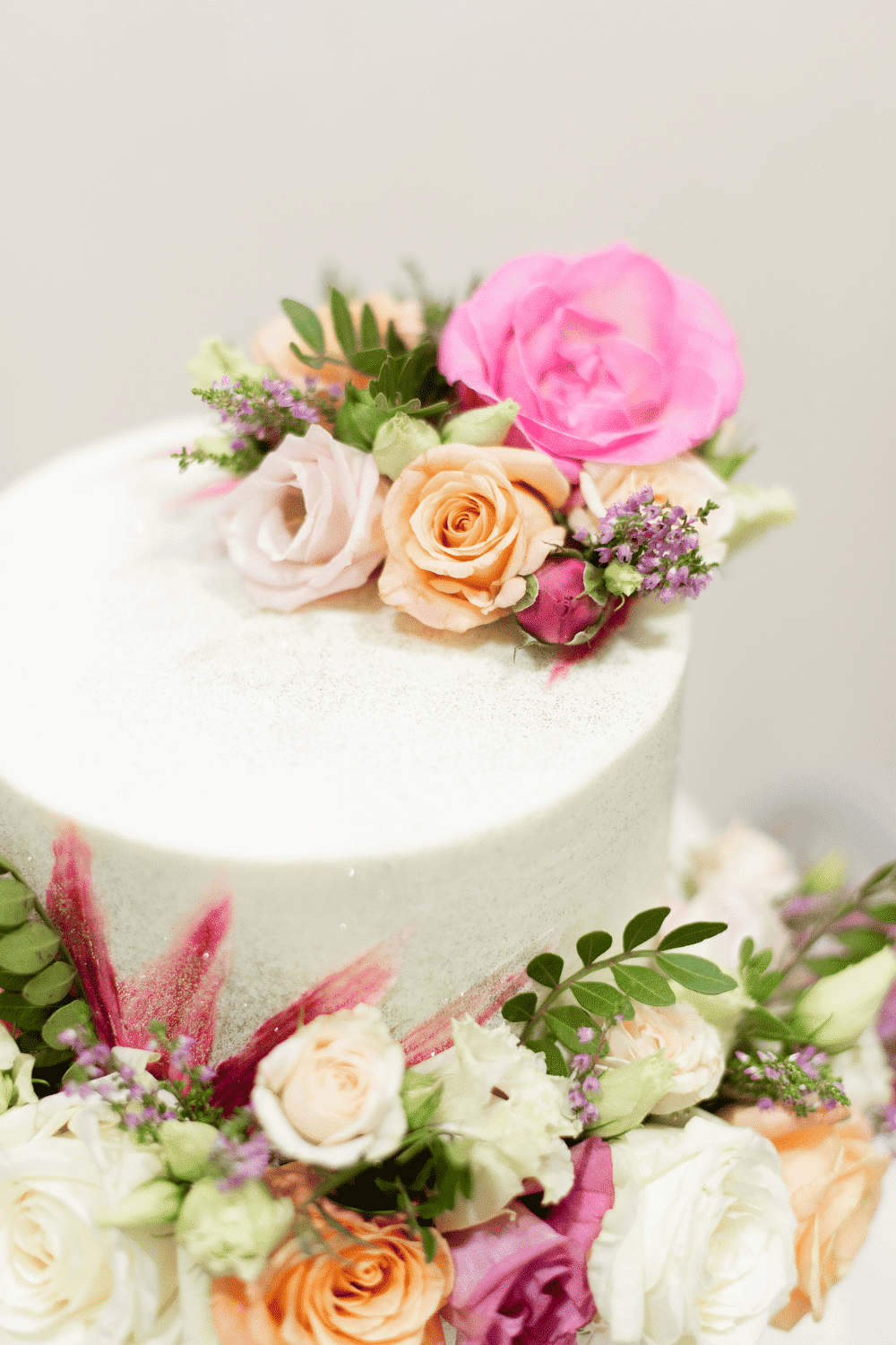 Flower birthday cake 
