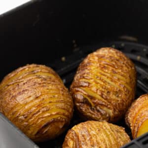 Air Fryer Hassleback Potatoes