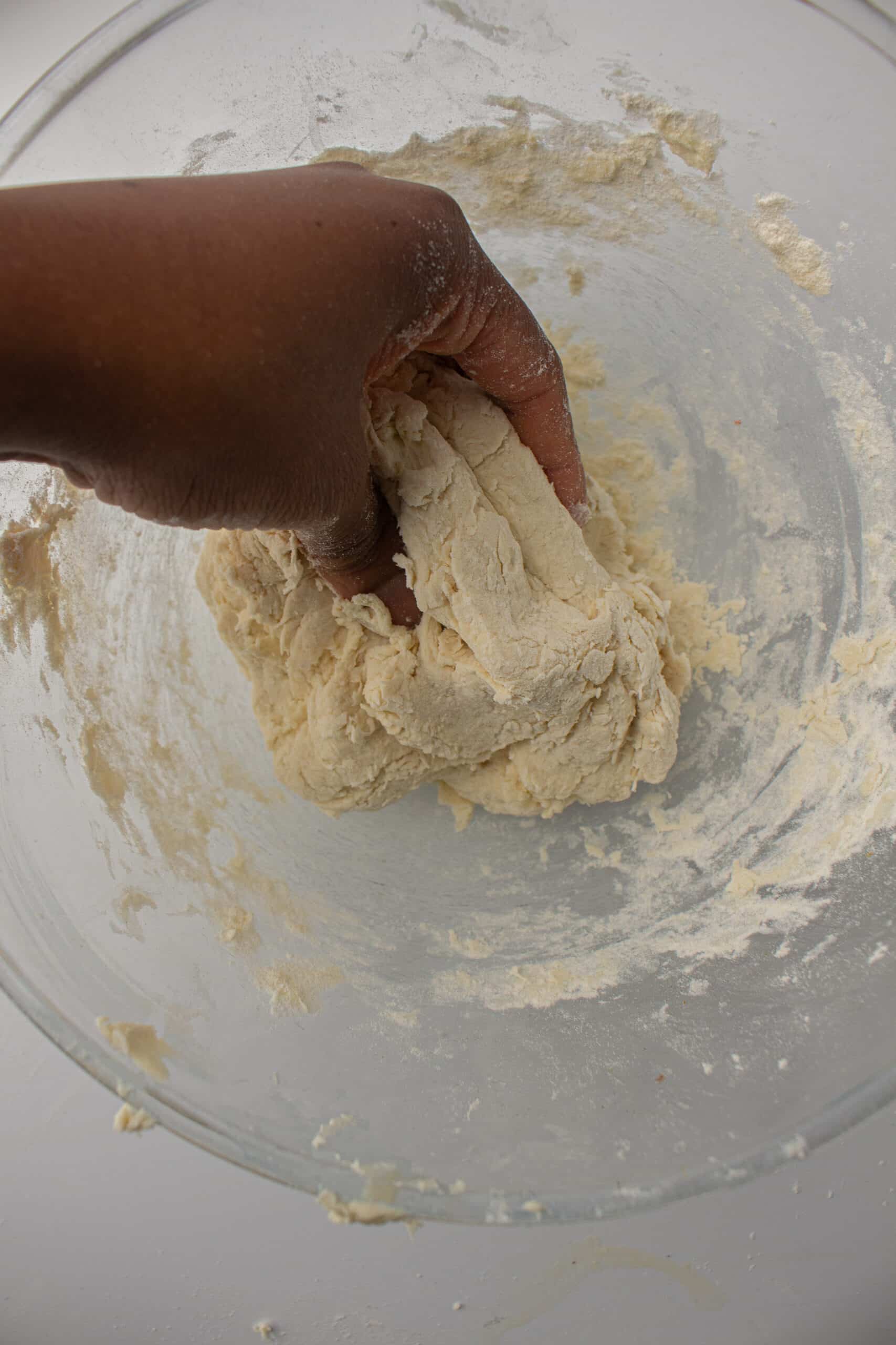 Kneading Bagel dough