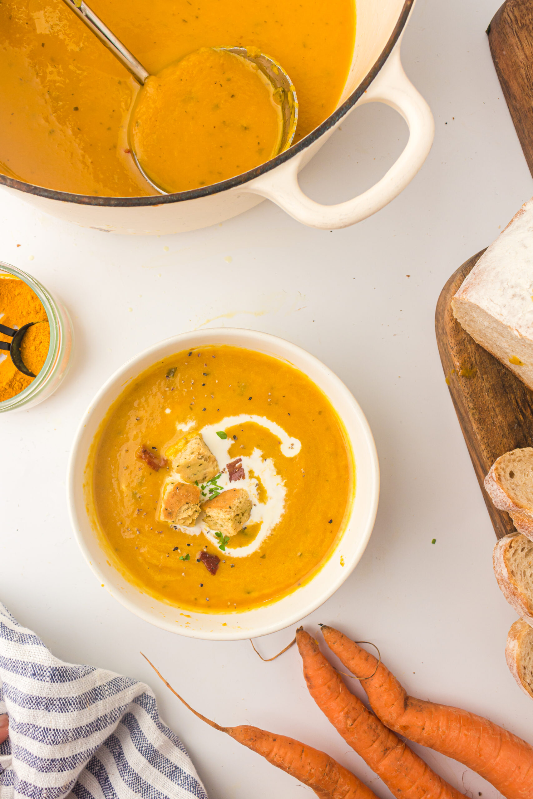 Creamy Stovetop Carrot Soup: A Flavourful Comfort in Every Spoonful