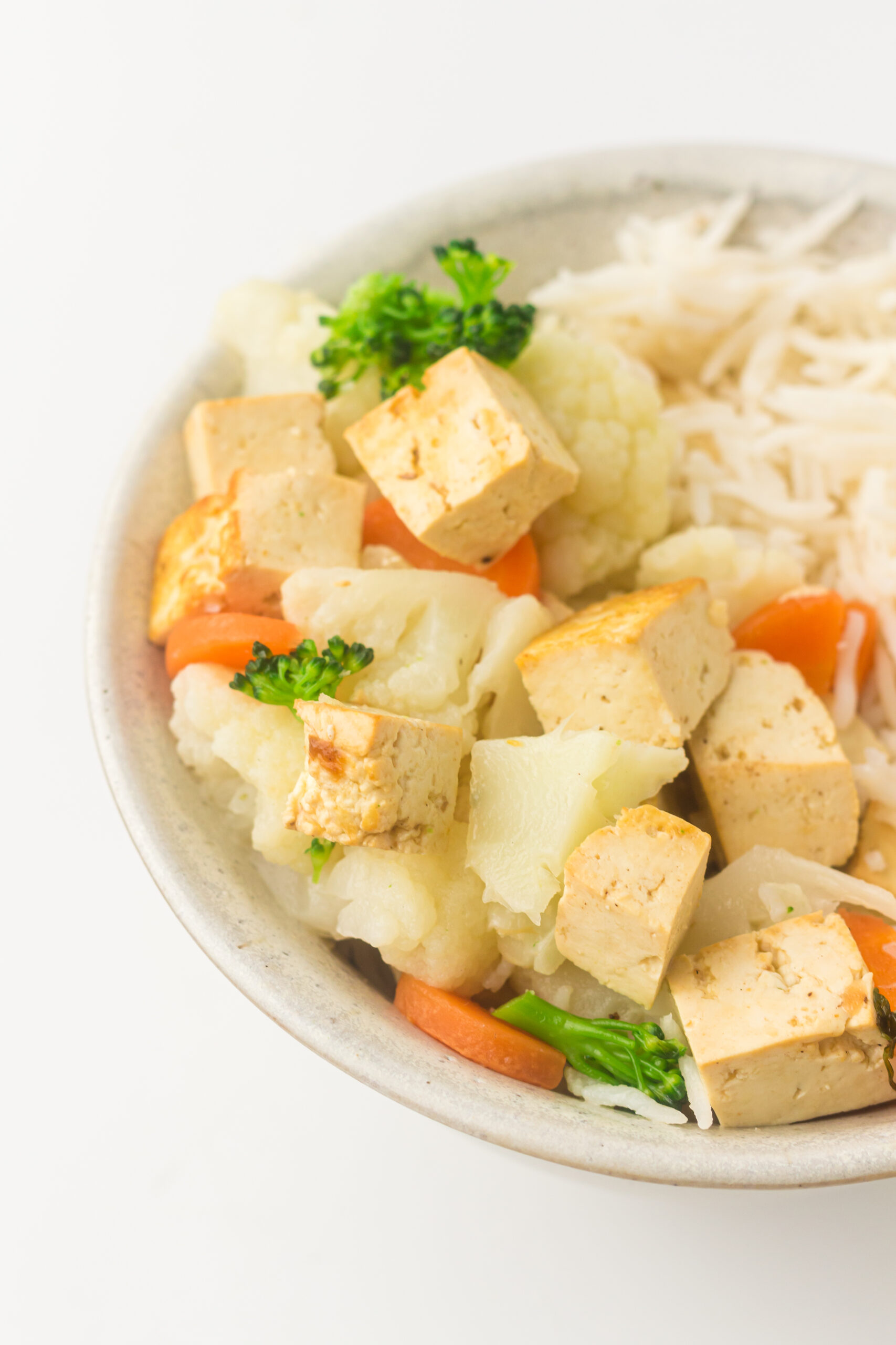Tofu and Veg Stir-Fry with Rice