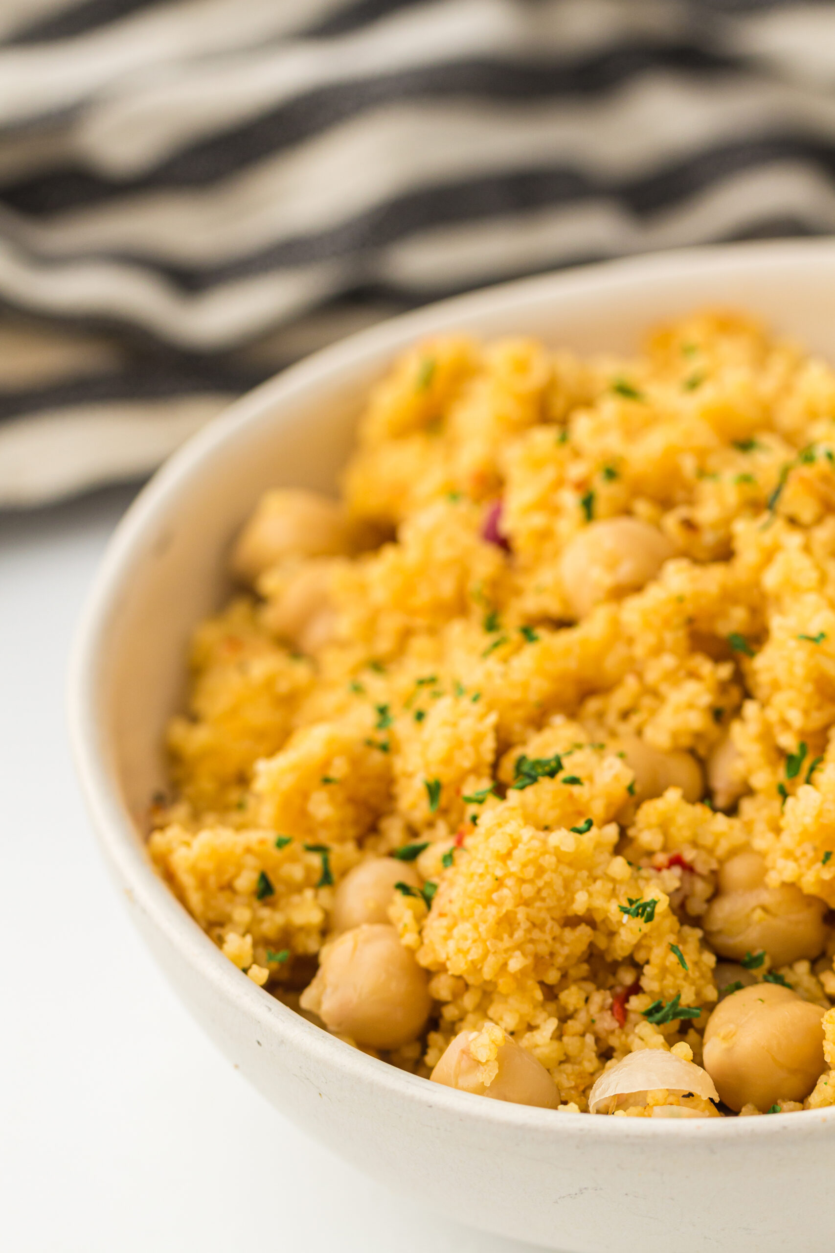 Flavorful Mediterranean Couscous and Chickpeas Recipe