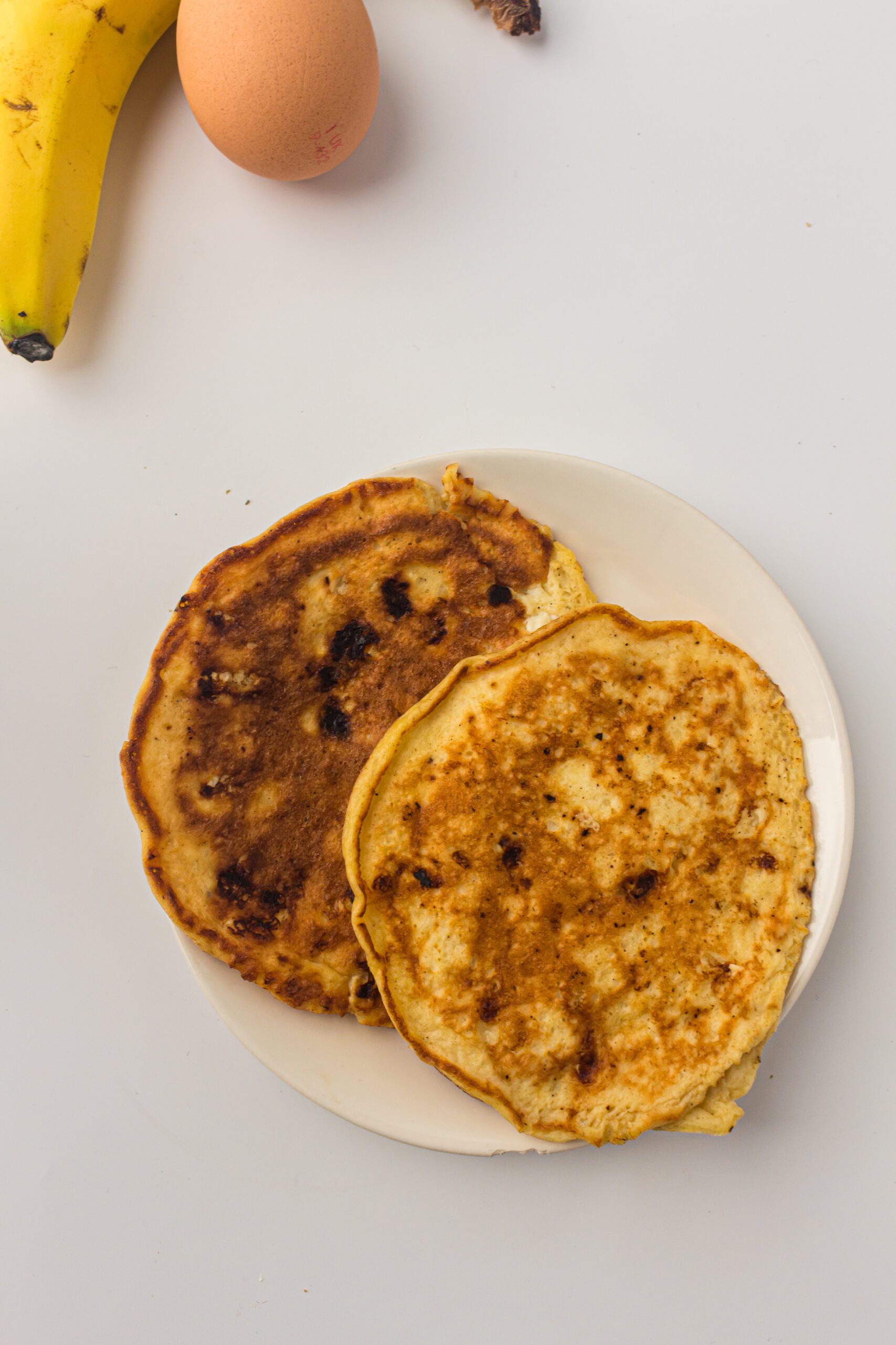 Egg and banana pancakes 