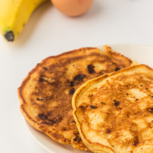 Egg and banana pancakes