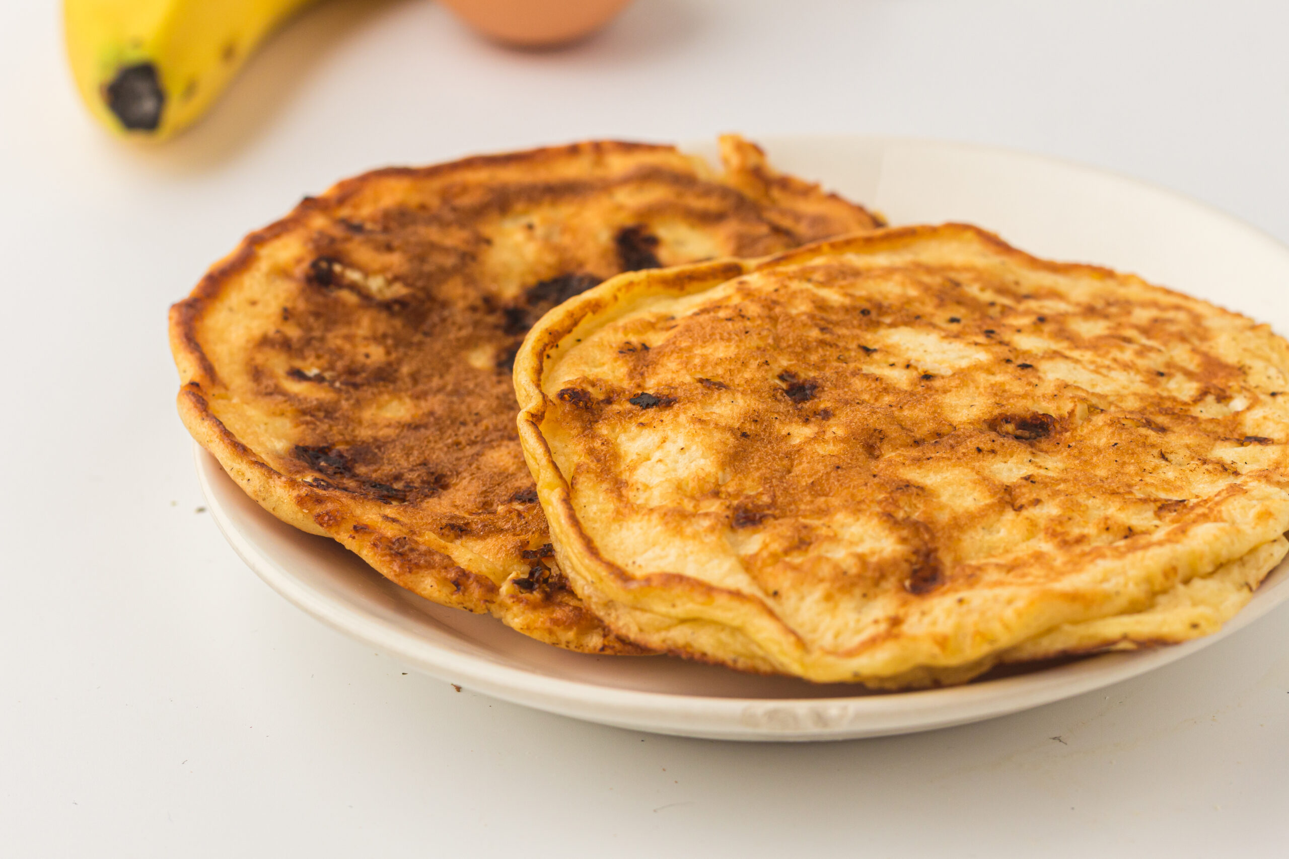 Egg and banana pancakes 