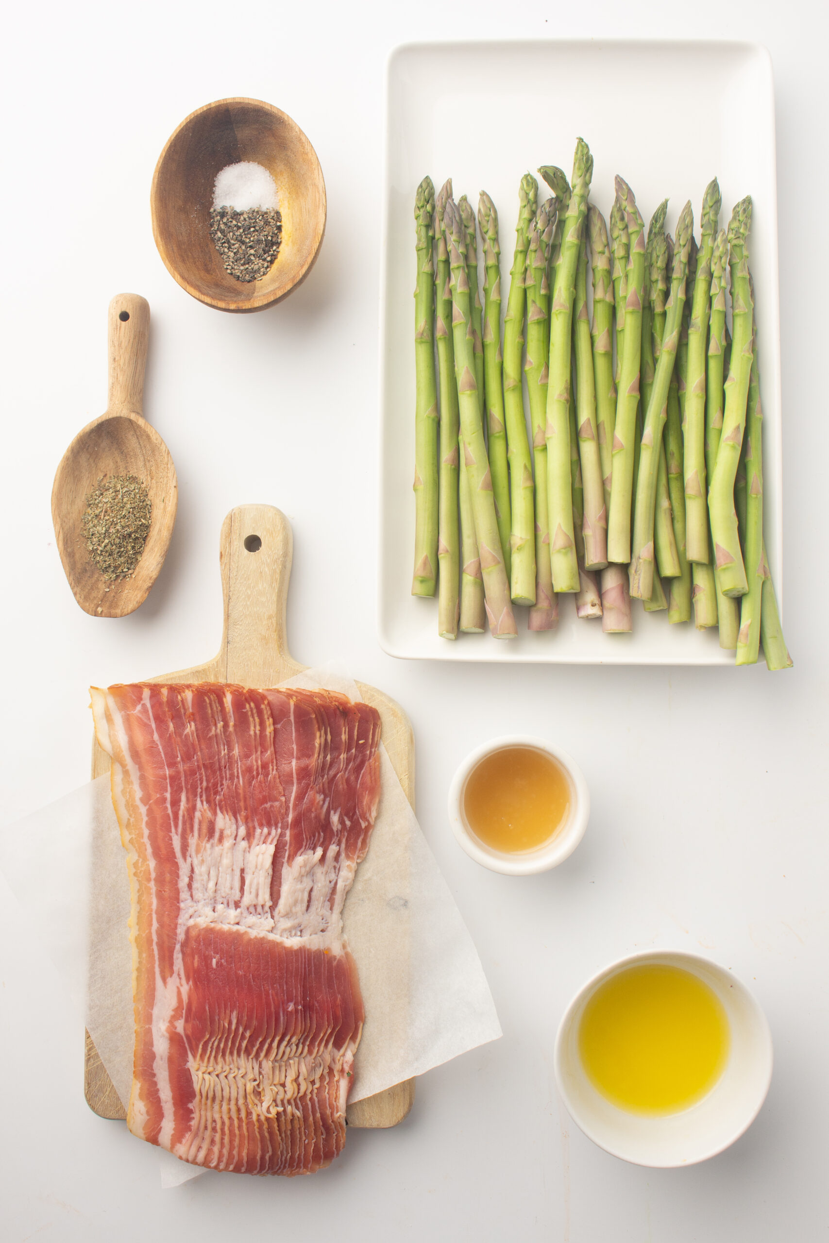 Bacon-Wrapped Asparagus bundles Ingredients 